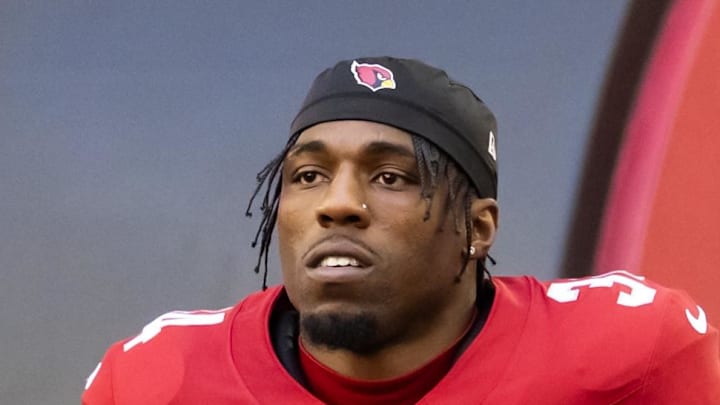 Arizona Cardinals safety Jalen Thompson against the Los Angeles Rams.