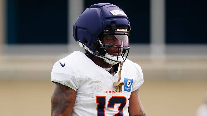 Denver Broncos running back RJ Harvey Denver Broncos running back RJ Harvey