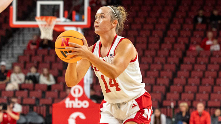 Callin Hake scored eight points in Nebarska's loss to USC.