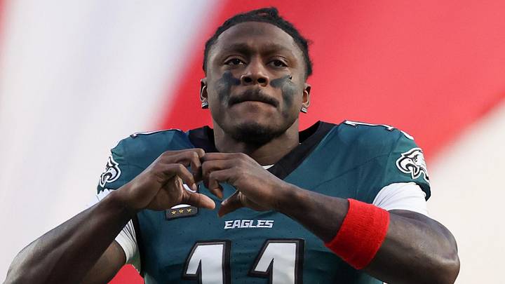 Former Philadelphia Eagles receiver A.J. Brown (11).