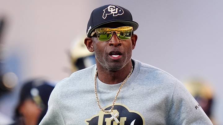 Oct 3, 2026; Boulder, Colorado, USA; Colorado Buffaloes head coach Deion Sanders before the game against the Texas Tech Red Raiders at Folsom Field. Mandatory Credit: Ron Chenoy-Imagn Images Oct 3, 2026; Boulder, Colorado, USA; Colorado Buffaloes head coach Deion Sanders before the game against the Texas Tech Red Raiders at Folsom Field. Mandatory Credit: Ron Chenoy-Imagn Images