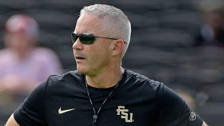 Oct 3, 2026; Tallahassee, Florida, USA; Florida State Seminoles head coach Mike Norvell before the game against the Virginia Cavaliers at Doak S. Campbell Stadium. Mandatory Credit: Melina Myers-Imagn Images Oct 3, 2026; Tallahassee, Florida, USA; Florida State Seminoles head coach Mike Norvell before the game against the Virginia Cavaliers at Doak S. Campbell Stadium. Mandatory Credit: Melina Myers-Imagn Images