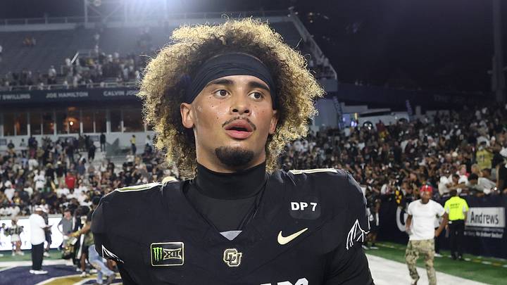 Sep 3, 2026; Atlanta, Georgia, USA;  Colorado Buffaloes quarterback Julian Lewis (10) walks off the field after defeating the Georgia Tech Yellow Jackets at Bobby Dodd Stadium at Hyundai Field.  Mandatory Credit: Brett Davis-Imagn Images