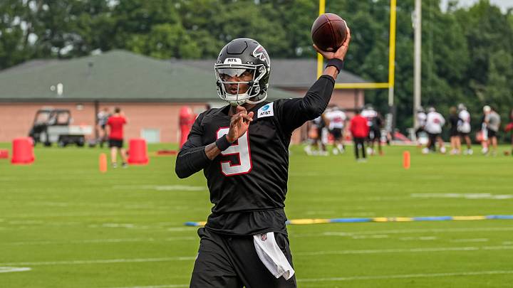 Atlanta Falcons quarterback Michael Penix Jr. has nearly been a full participant at training camp, but not quite. Atlanta Falcons quarterback Michael Penix Jr. has nearly been a full participant at training camp, but not quite.
