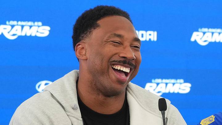 Los Angeles Rams defensive end Myles Garrett.