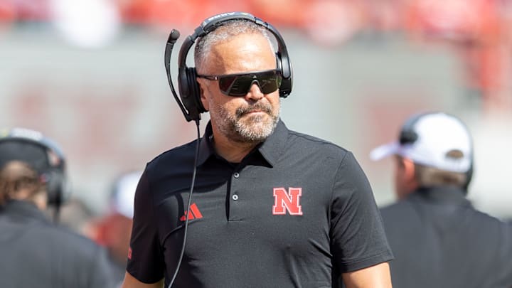 Nebraska football coach Matt Rhule.