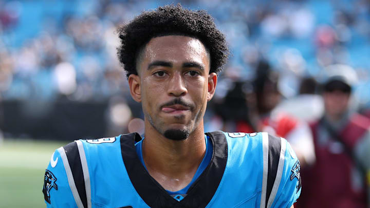 Carolina Panthers quarterback Bryce Young