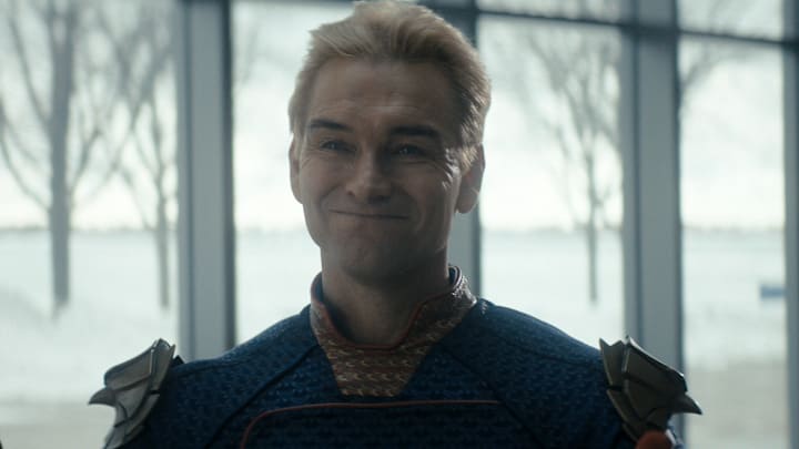 Antony Starr (Homelander) in The Boys season 5. Courtesy of Prime Video.