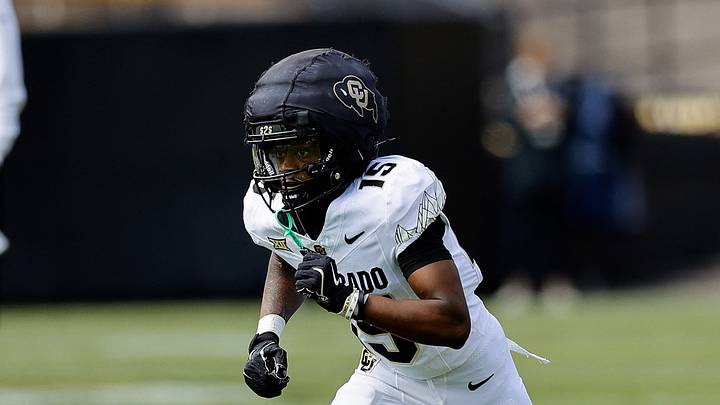 Apr 19, 2025; Boulder, CO, USA; Colorado Buffaloes wide receiver Quentin Gibson (15) during the spring game at Folsom Field. Mandatory Credit: Isaiah J. Downing-Imagn Images Apr 19, 2025; Boulder, CO, USA; Colorado Buffaloes wide receiver Quentin Gibson (15) during the spring game at Folsom Field. Mandatory Credit: Isaiah J. Downing-Imagn Images