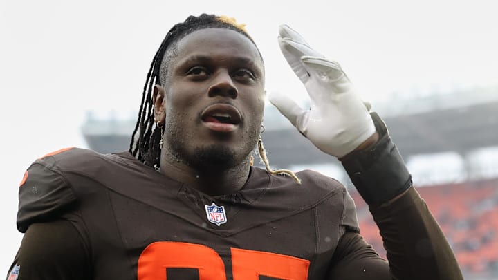 Cleveland Browns tight end David Njoku Cleveland Browns tight end David Njoku