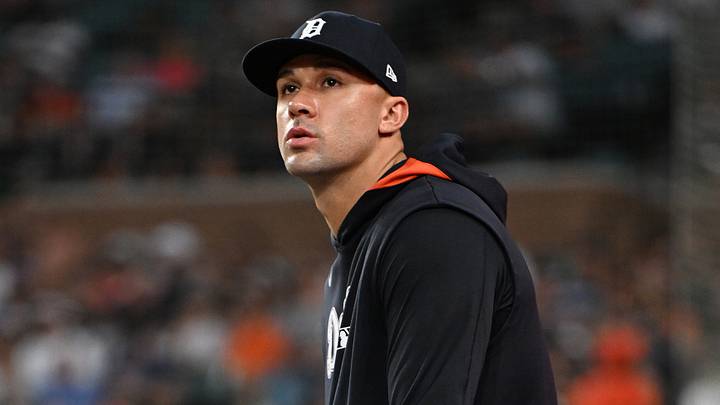 Detroit Tigers pitcher Jack Flaherty (9) watches the action from the dugout at Comerica Park. Credit: Lon Horwedel-Imagn Images Detroit Tigers pitcher Jack Flaherty (9) watches the action from the dugout at Comerica Park. Credit: Lon Horwedel-Imagn Images