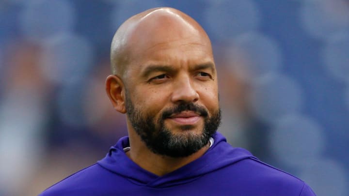 The Atlanta Falcons fired defensive coordinator Jimmy Lake.