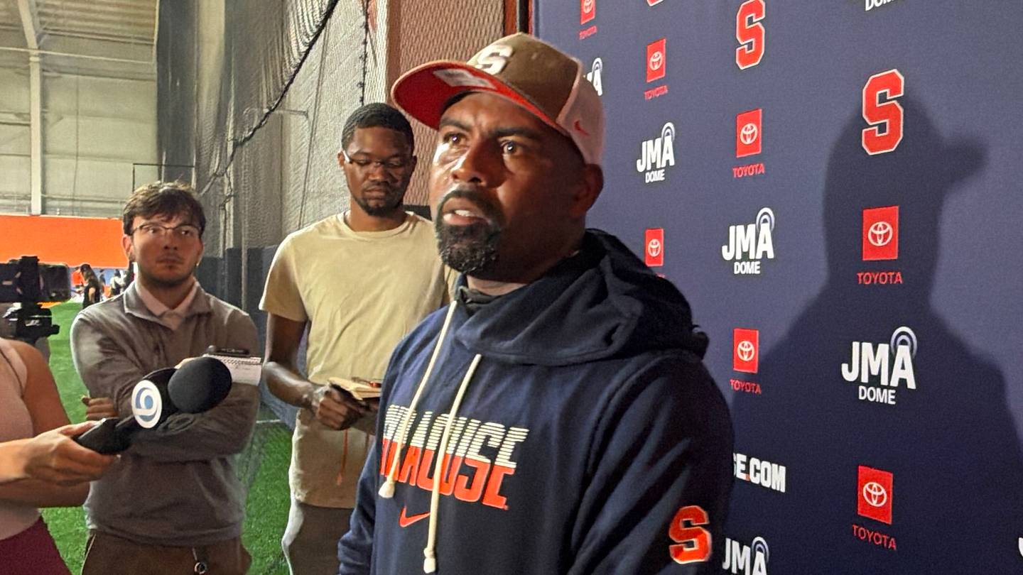 Fran Brown assesses Syracuse Football progress after practice 11