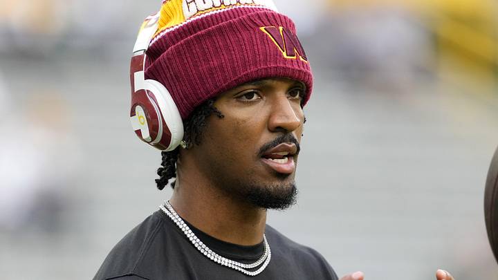 Washington Commanders quarterback Jayden Daniels