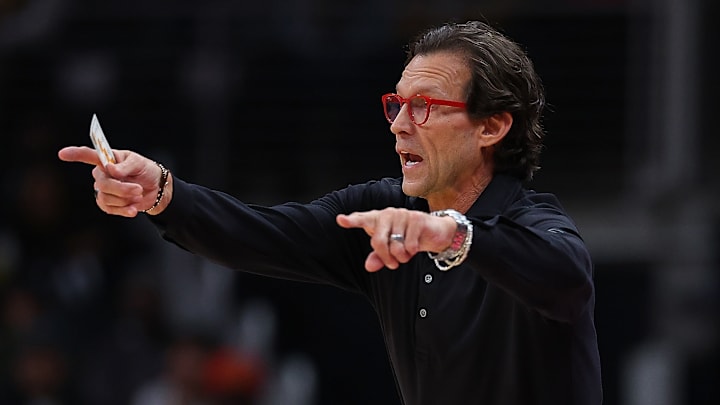 Atlanta Hawks head coach Quin Snyder
