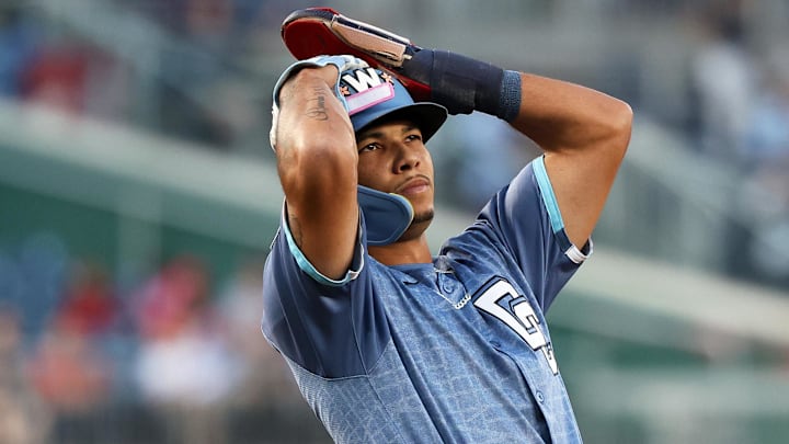 Daylen Lile of the Washington Nationals Daylen Lile of the Washington Nationals