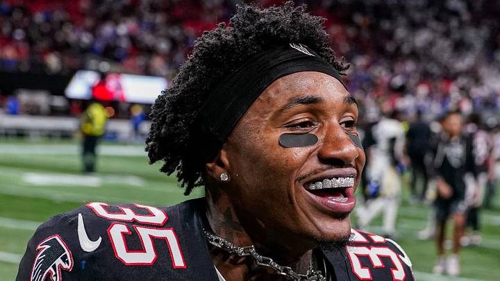 Atlanta Falcons cornerback Natrone Brooks Atlanta Falcons cornerback Natrone Brooks