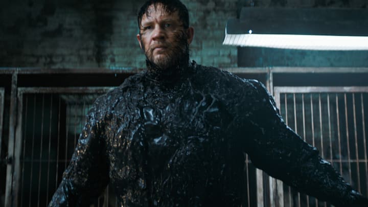 Tom Hardy stars as Eddie Brock/Venom in Columbia Pictures VENOM: THE LAST DANCE. photo by: Courtesy of Sony Pictures