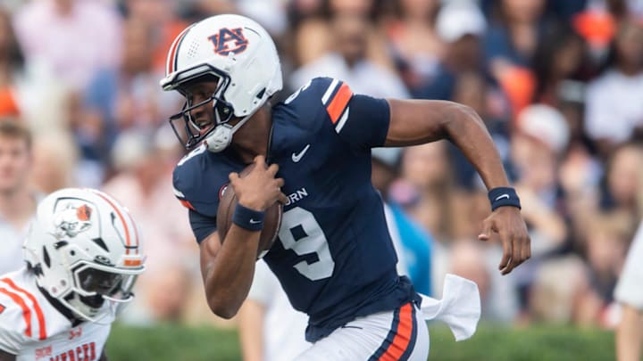 Auburn Tigers quarterback Deuce Knight throttled Mercer en route to an award-winning day