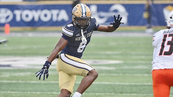 Montana State cornerback Carson Williams (8) Montana State cornerback Carson Williams (8)