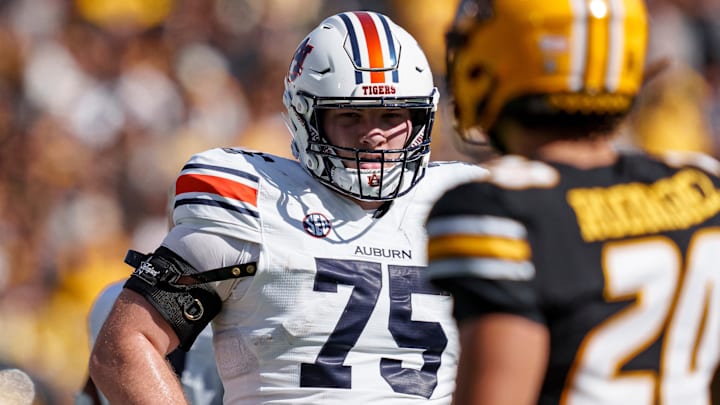 The Athletic's Dane Brugler ranks Connor Lew of the Auburn Tigers the No. 1 interior offensive lineman in 2026 NFL Draft