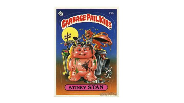 1986 garbage pail kid cards rare Garbage Pail Kids Evil Eddie vintage PSA graded UK sticker card 1986 main image 0