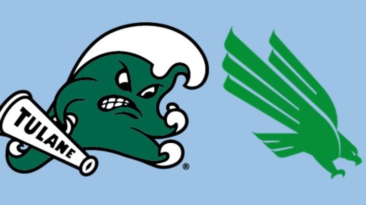 Tulane vs North Texas Graphic