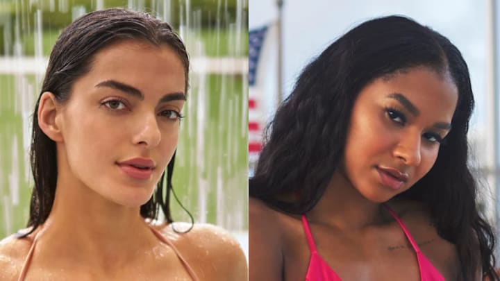 Toni Breidinger and Jordan Chiles were photographed by Ben Horton in Boca Raton. Toni Breidinger and Jordan Chiles were photographed by Ben Horton in Boca Raton.