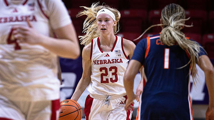 Nebraska's Britt Prince dropped in a team-high 22 points in the Huskers' NCAA First Four win over Richmond. Nebraska's Britt Prince dropped in a team-high 22 points in the Huskers' NCAA First Four win over Richmond.
