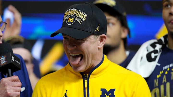 Michigan Wolverines head coach Dusty May.