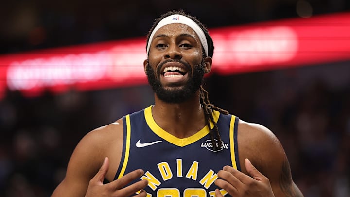 Indiana Pacers center Isaiah Jackson (22) during a game against the Dallas Mavericks. Indiana Pacers center Isaiah Jackson (22) during a game against the Dallas Mavericks.