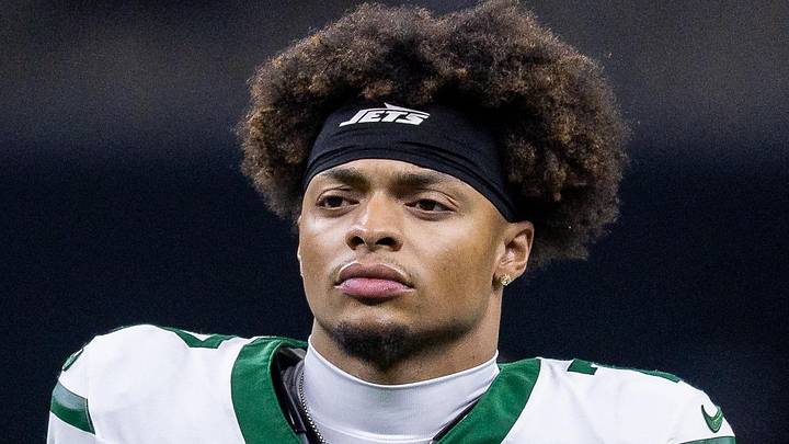Former New York Jets and new Kansas City Chiefs quarterback Justin Fields