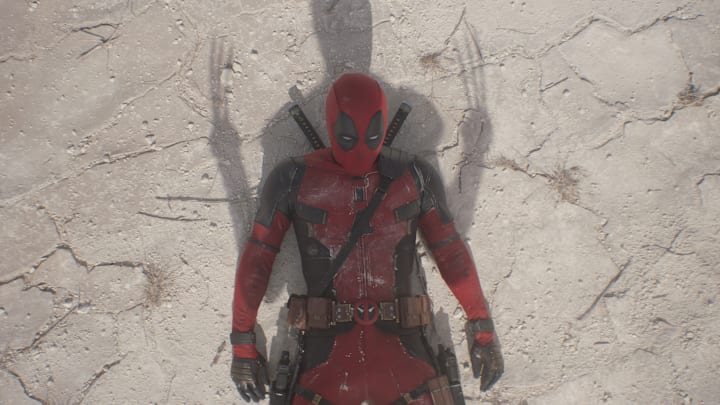 Ryan Reynolds as Deadpool/Wade Wilson in Marvel Studios' DEADPOOL & WOLVERINE. Photo courtesy of Marvel Studios. © 2024 20th Century Studios / © and ™ 2024 MARVEL.