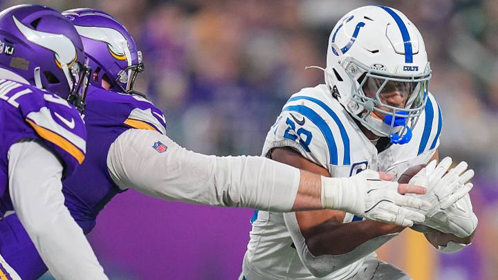 Potential trade targets like RB Jonathan Taylor are among the most important things to watch out for during Sunday's Vikings vs. Colts collision. 
