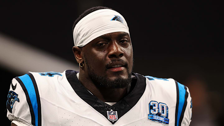 Former Carolina Panthers defensive lineman Sam Roberts