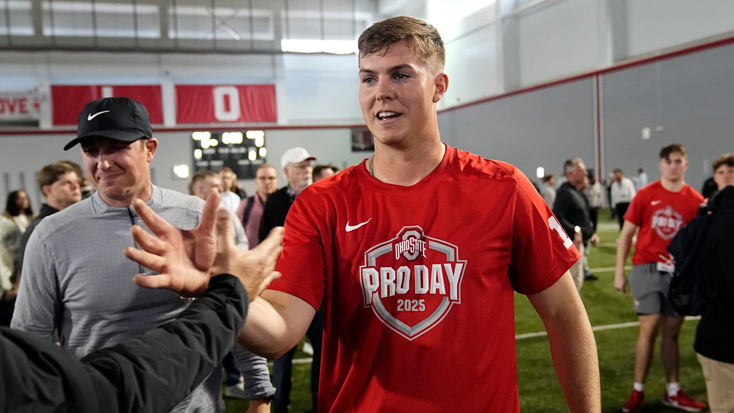 WATCH: Will Howard's Reaction Moments After Getting Drafted By Pittsburgh  Steelers