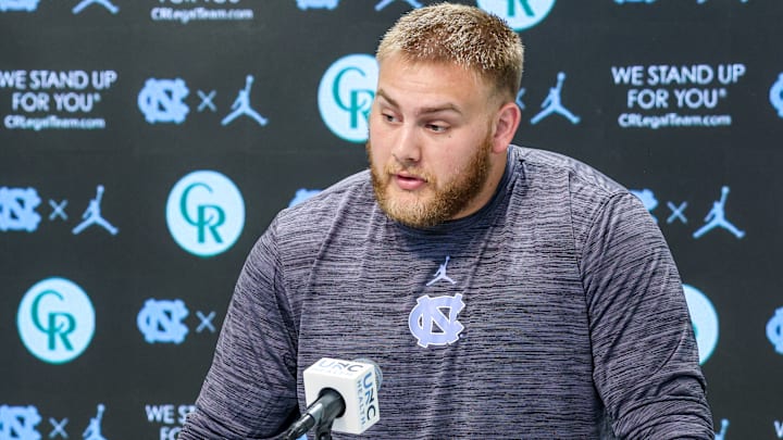 North Carolina Offensive Lineman Austin Blaske North Carolina Offensive Lineman Austin Blaske