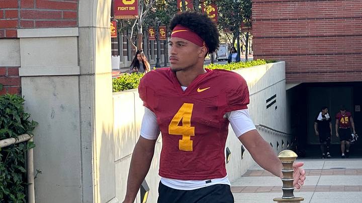 USC Trojans freshman wide receiver Trent Mosley