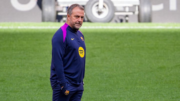 FC Barcelona Training Session And Press Conference - UEFA Champions League 2025/26 Quarter-Final