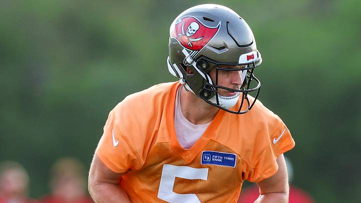 Tampa Bay Buccaneers quarterback Jake Browning Tampa Bay Buccaneers quarterback Jake Browning