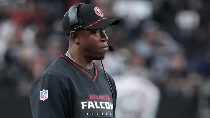 Atlanta Falcons coach Raheem Morris (pictured) worked under Washington Commanders coach Dan Quinn from 2015-20 in Atlanta. Atlanta Falcons coach Raheem Morris (pictured) worked under Washington Commanders coach Dan Quinn from 2015-20 in Atlanta.