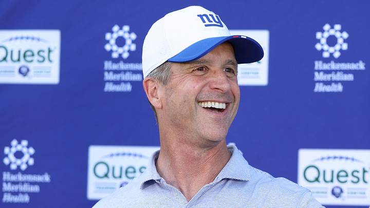 New York Giants - head coach John Harbaugh