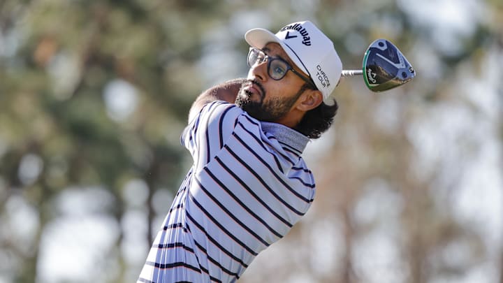 Akshay Bhatia is the second-highest-ranked player in the Mexico Open field.  
