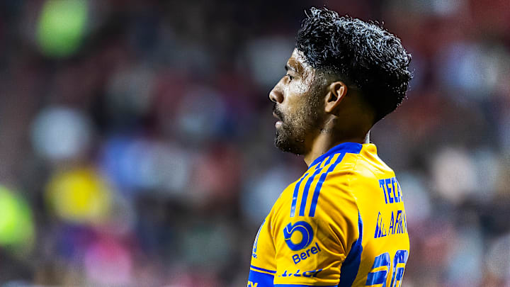 Javier Aquino vivió su último partido como tigre en la gran final de Vuelta contra Toluca