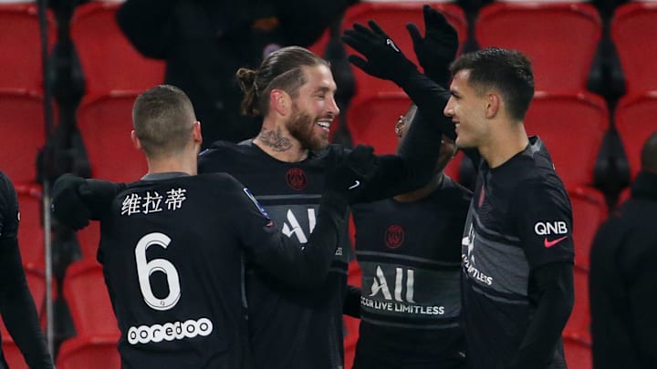 Sergio Ramos, Thilo Kehrer, Marco Verratti, Leandro Paredes - PSG 2023