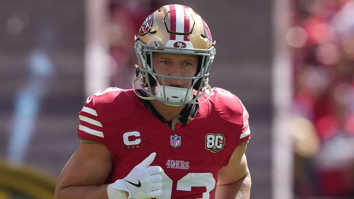 San Francisco 49ers running back Christian McCaffrey