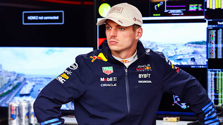 Max Verstappen of the Netherlands and Oracle Red Bull Racing prepares to drive in the garage during practice ahead of the F1 Grand Prix of Monaco at Circuit de Monaco on May 24, 2024 in Monte-Carlo, Monaco.