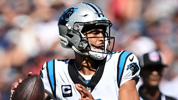 Carolina Panthers quarterback Bryce Young