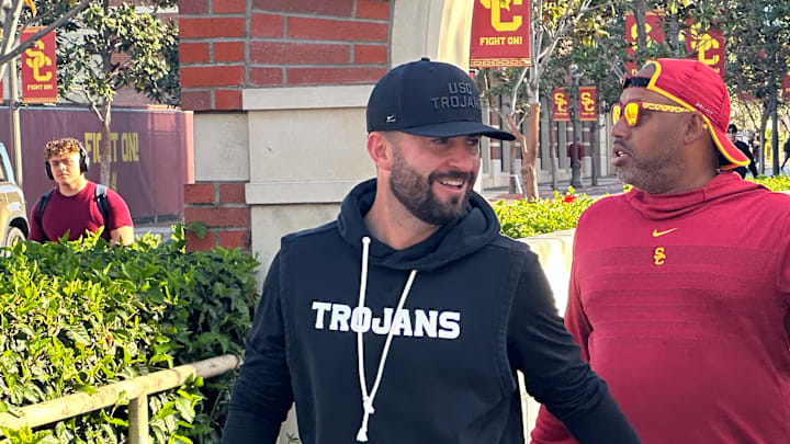 USC Trojans inside receivers/tight ends coach Chad Savage 