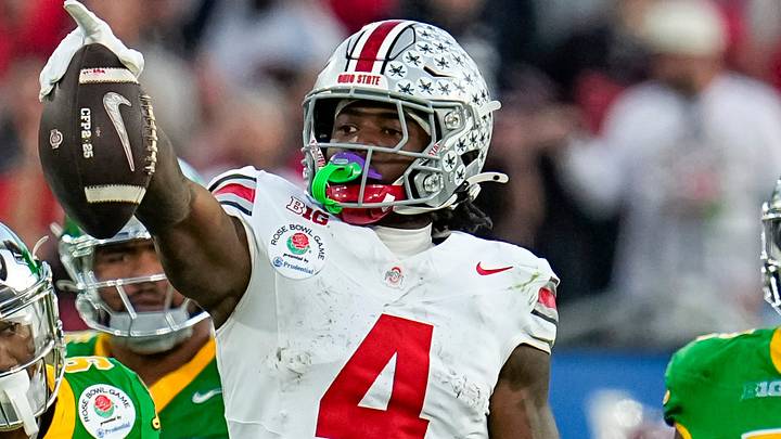 Ohio State Buckeyes wide receiver Jeremiah Smith; 2027 NFL Mock Draft Ohio State Buckeyes wide receiver Jeremiah Smith; 2027 NFL Mock Draft